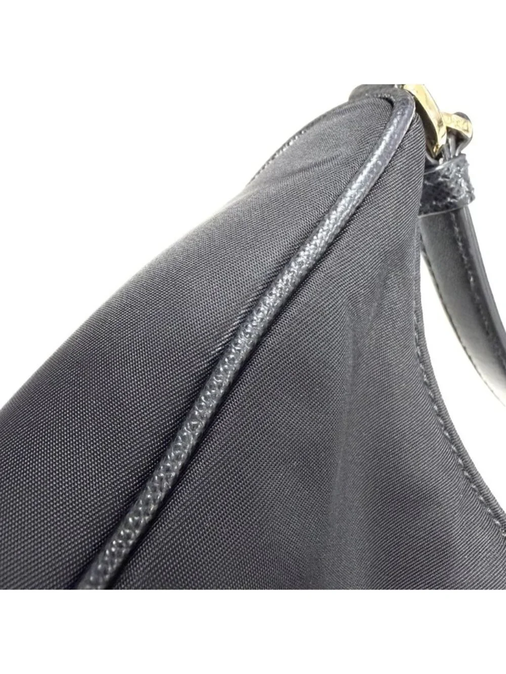 Prada Re Edition 2005 Re-Nylon Mini Bag Shoulder Nylon Black Gold